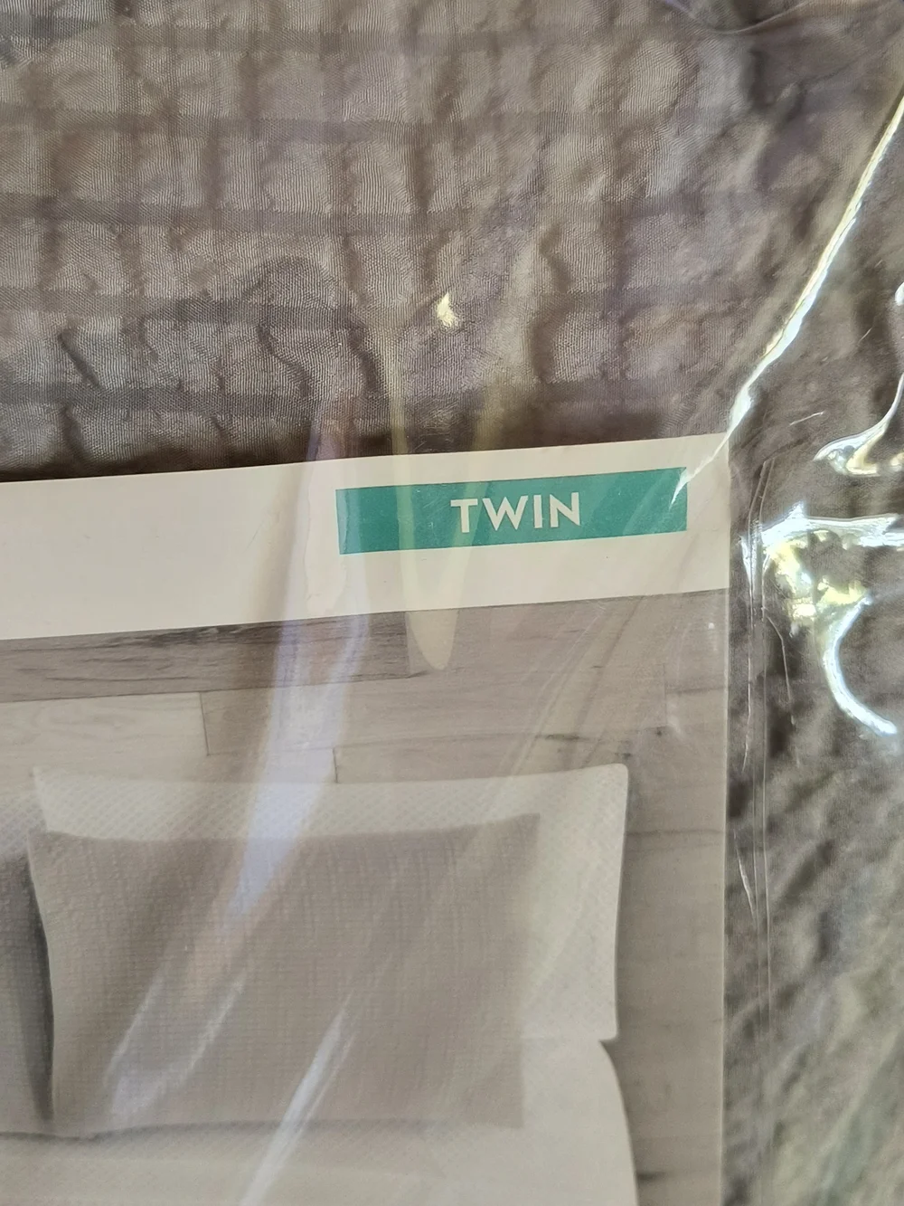 The Big One Seersucker Gray 6-Piece Bedding Set - Twin